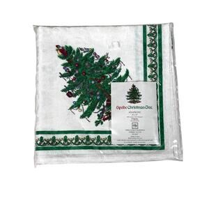 Spode Christmas Tree Cloth Napkins 20 x 20 New in Package Set of 4